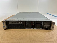 Hp proliant dl380p gen 8, 2x xeon(r) e5-2620, 16x 8 gb ram, 2x 900 gb sas(eg0900fcvbl) rack mount chassis - afbeelding 1 van  9