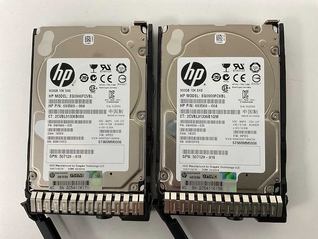 Hp proliant dl380p gen 8, 2x xeon(r) e5-2620, 16x 8 gb ram, 2x 900 gb sas(eg0900fcvbl) rack mount chassis - afbeelding 8 van  9