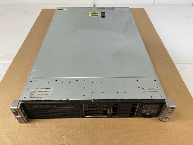 Hp (proliant dl380p gen8) - 2x xeon(r) e5-2620, 16x 8 gb ram, 2x 900 gb sas hp (eg0900fcvbl) rack mount chassis - afbeelding 2 van  8