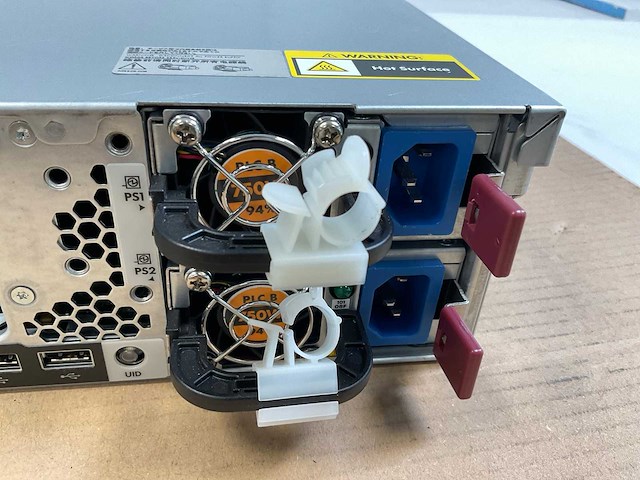 Hp proliant dl380p gen8, 2x xeon(r) e5-2670, 32 gb ram(8x 4 gb), 6x 300 gb sas(eg0300fbvfl) rack mount chassis - afbeelding 9 van  12