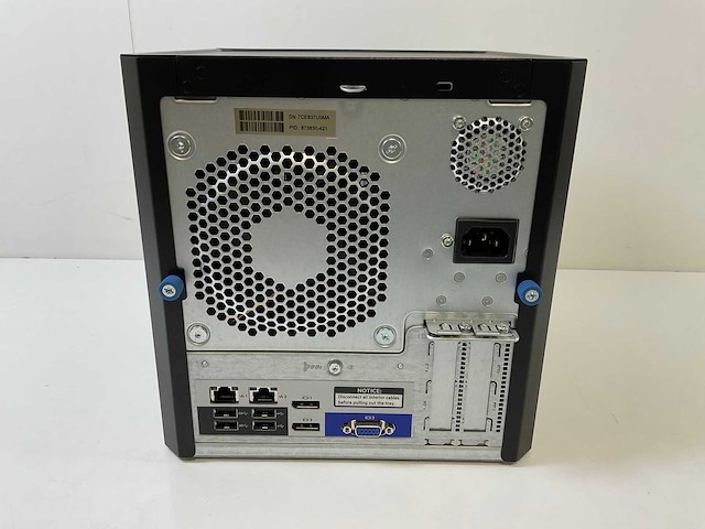 Hp proliant gen 10, amd opteron(tm) x3216, 8 gb ram, 2x 4tb hdd(wd20efrx-68euzno) micro server - afbeelding 5 van  6