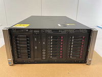 Hp (proliant ml350p gen 8) - 2x xeon(r) e5-2670 v2, 32 gb ram (4x8gb), 9.5 tb sas rack mount chassis - afbeelding 1 van  12