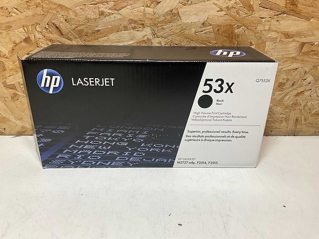 Hp q7553x toner laserjet zwart - afbeelding 1 van  3