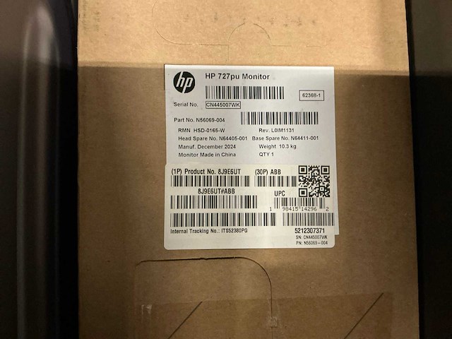 Hp series 7 pro 727pu monitor - afbeelding 2 van  2