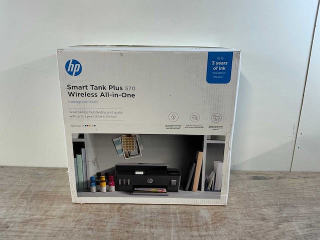 Hp smart tank 570 wireless all-in-one overige printers en copiers - afbeelding 3 van  7