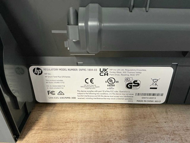 Hp smart tank 570 wireless all-in-one overige printers en copiers - afbeelding 10 van  10