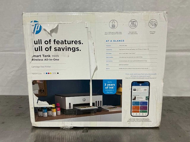 Hp smart tank 7005 printer - afbeelding 2 van  9