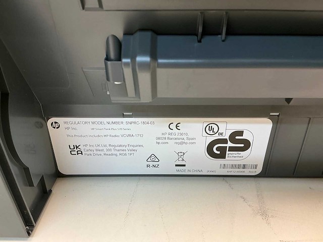 Hp smart tank plus 570 overige printers en copiers - afbeelding 10 van  10