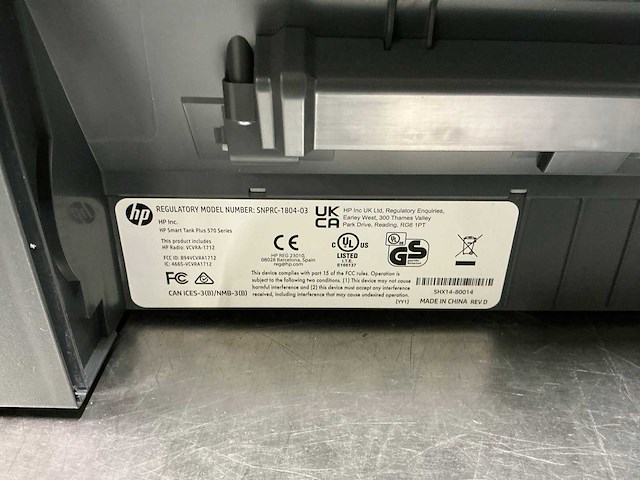 Hp smart tank plus 570 overige printers en copiers - afbeelding 10 van  10