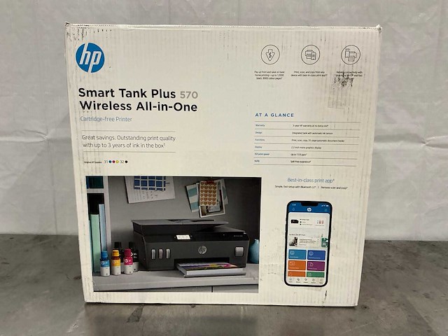 Hp smart tank plus 570 printer - afbeelding 2 van  8