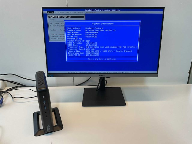 Hp t520 desktop met monitor - afbeelding 7 van  7