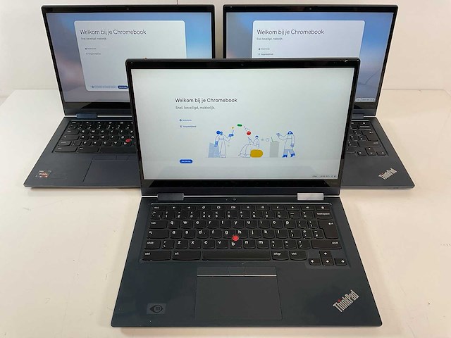 Hp thinkpad c13 yoga gen 1 13.3”, amd ryzen 5, 8 gb ram, 128 gb ssd chromebooks (3x) - afbeelding 1 van  14