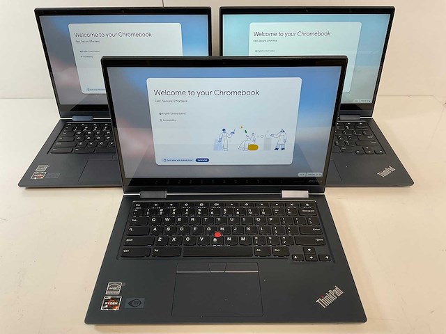 Hp thinkpad c13 yoga gen 1 13.3”, amd ryzen 5, 8 gb ram, 128 gb ssd chromebooks (3x) - afbeelding 1 van  11