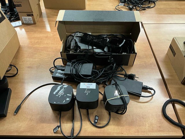 Hp thunderbolt dock 120w g4 dockingstation (4x) - afbeelding 1 van  3
