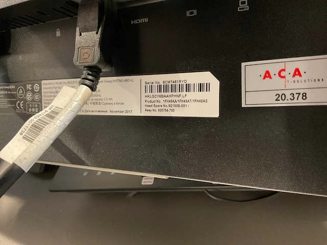 Hp tnd-9601-l monitor (2x) - afbeelding 5 van  6