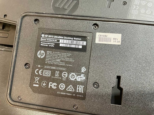 Hp ultraslim hstnn-ix10 dockingstation (35x) - afbeelding 6 van  6