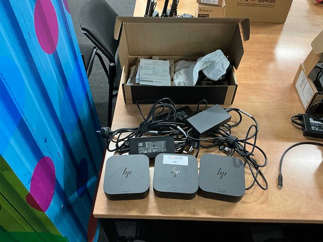 Hp usb-c dock 100w g6 dockingstation (4x) - afbeelding 1 van  4