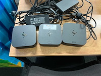 Hp usb-c dock 100w g6 dockingstation (4x) - afbeelding 2 van  4