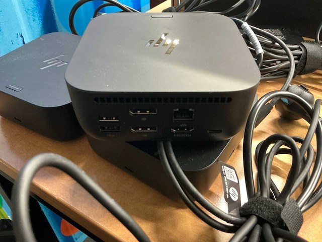 Hp usb-c dock 100w g6 dockingstation (4x) - afbeelding 3 van  4
