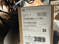 Hp usb-c dock 100w g6 dockingstation (4x) - afbeelding 4 van  4