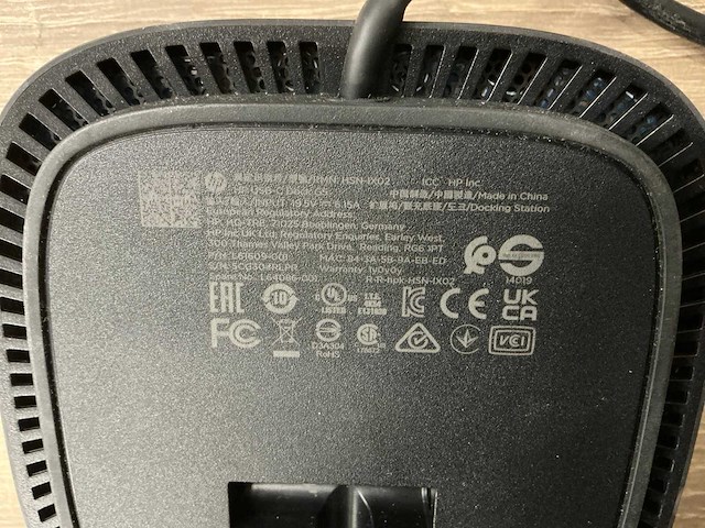 Hp usb-c dock g5 dockingstation (2x) - afbeelding 3 van  4