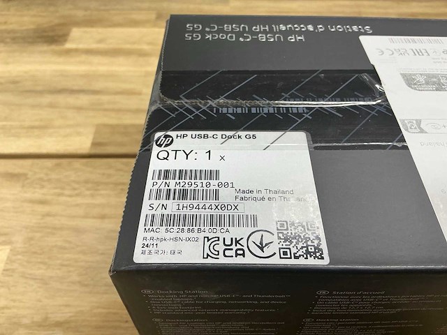 Hp usb-c dock g5 - afbeelding 3 van  3