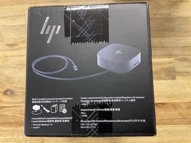 Hp usb-c dock g5 - afbeelding 2 van  4