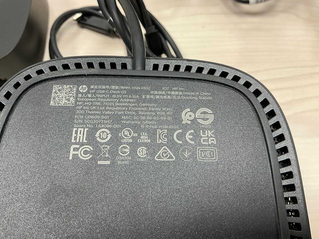 Hp usb-c dockingstation (5x) - afbeelding 4 van  5