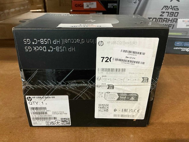Hp usb-c g5 dock euro - afbeelding 3 van  3
