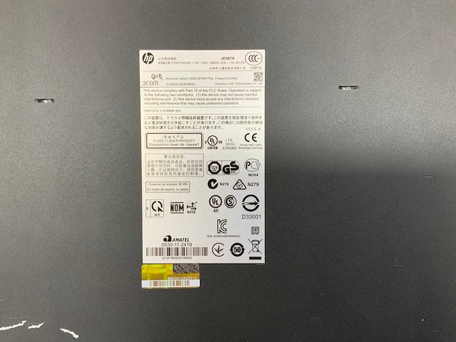 Hp v1910-24g-poe je007a gigabit switch - afbeelding 4 van  4