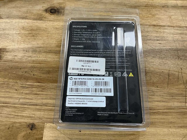 Hp v6 series ddr4 8gb 3200mhz - afbeelding 3 van  3