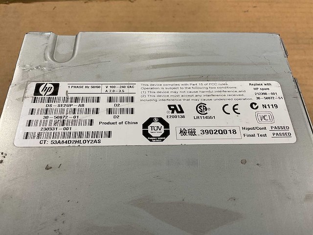 Hp voedingseenheid (2x) - afbeelding 4 van  4