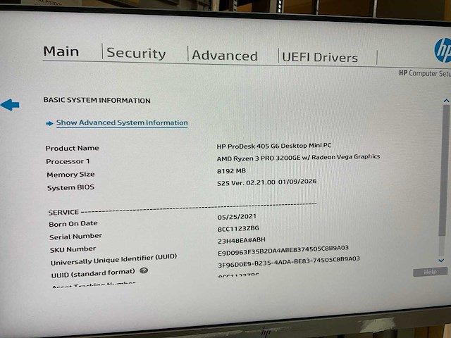 Hp werkplaatsmeubel met computers - afbeelding 6 van  10