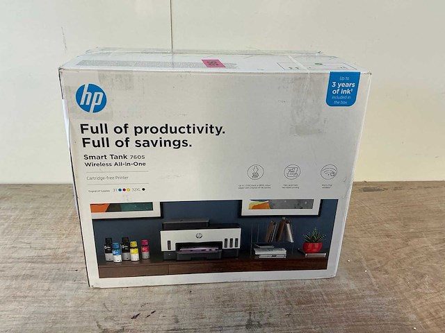 Hp wireless al in one smart tank 6705 printer - afbeelding 2 van  7