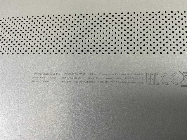 Hp x360 g1 14”, core(tm) i5 8th, 8 gb ram, 64 gb ssd touchscreen chromebooks (4x) - afbeelding 10 van  19