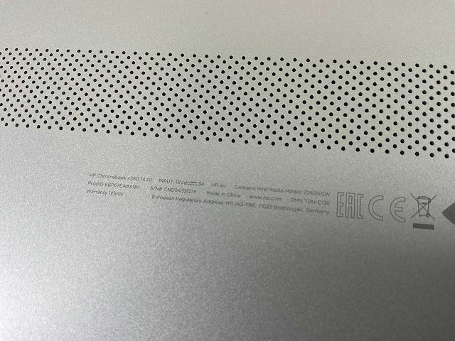 Hp x360 g1 14”, core(tm) i5 8th, 8 gb ram, 64 gb ssd touchscreen chromebooks (4x) - afbeelding 14 van  19
