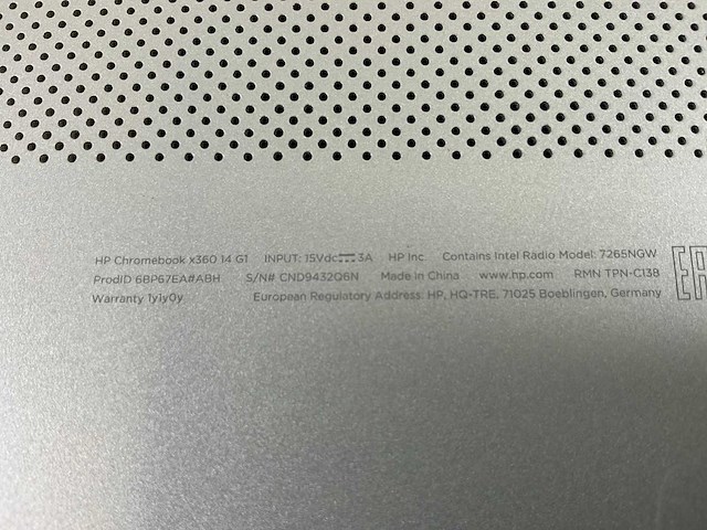 Hp x360 g1 14”, core(tm) i5 8th, 8 gb ram, 64 gb ssd touchscreen chromebooks (4x) - afbeelding 19 van  19