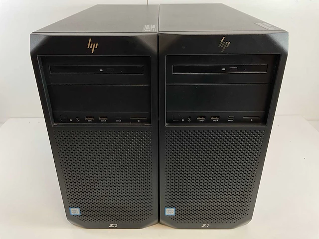 Hp z2 g4, core(tm) i7 8th gen, 16 gb ram, 256 gb ssd workstations (2x) - afbeelding 1 van  7