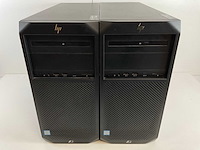 Hp z2 g4, core(tm) i7 8th gen, 16 gb ram (2x8gb), 512 gb nvme workstations (2x) - afbeelding 1 van  7