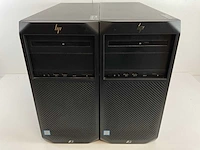 Hp z2 g4, core(tm) i7 8th gen, 16 gb ram, 512 gb nvme workstations (2x)