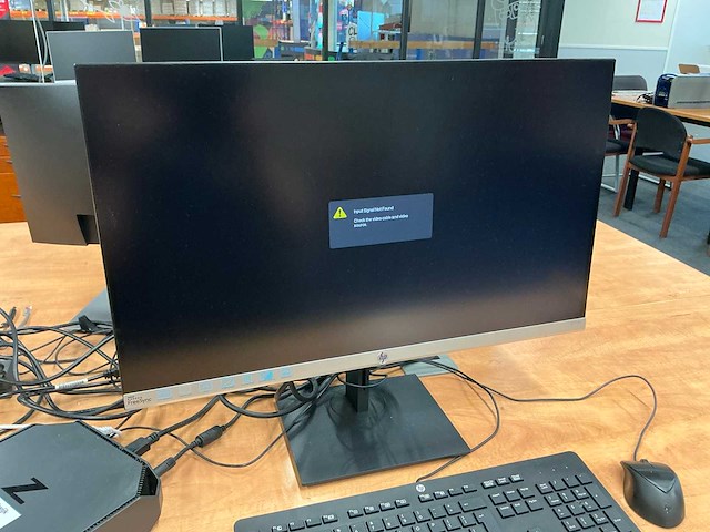 Hp z2 mini g5 desktop en monitor - afbeelding 4 van  9