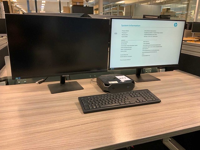 Hp z2 mini g5 desktop - afbeelding 3 van  6