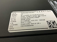 Hp z2 tower g4 workstation (2x) - afbeelding 4 van  9