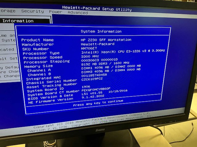 Hp z230 desktop - afbeelding 6 van  6