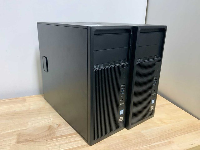 Hp z240 tower workstation(xeon) desktop (2x) - afbeelding 2 van  6