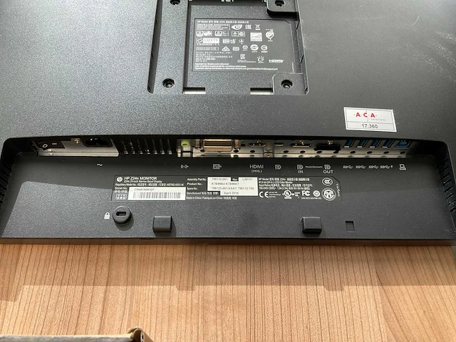 Hp z24n monitoren met monitorsteun (2x) - afbeelding 4 van  14