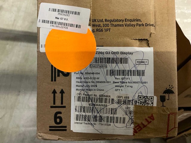 Hp z24q g3 monitor - afbeelding 2 van  2