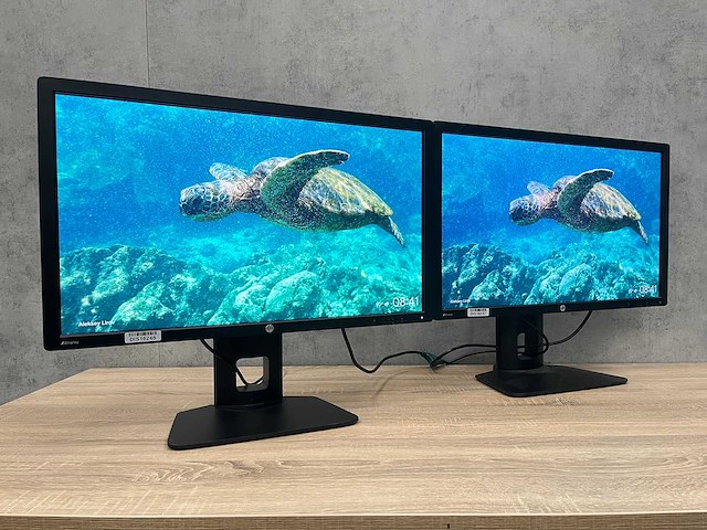 Hp z27i - 2x 27" monitor op voet - dp, hdmi, dvi, vga - afbeelding 1 van  15