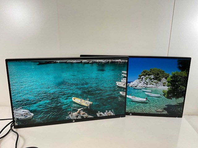 Hp (z27n) 27”, 2560x1440 (qhd) ips monitors (2x) - afbeelding 1 van  13