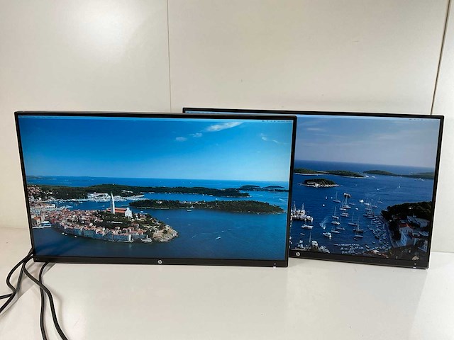 Hp (z27n) 27”, 2560x1440 (qhd) ips monitors (2x) - afbeelding 1 van  13